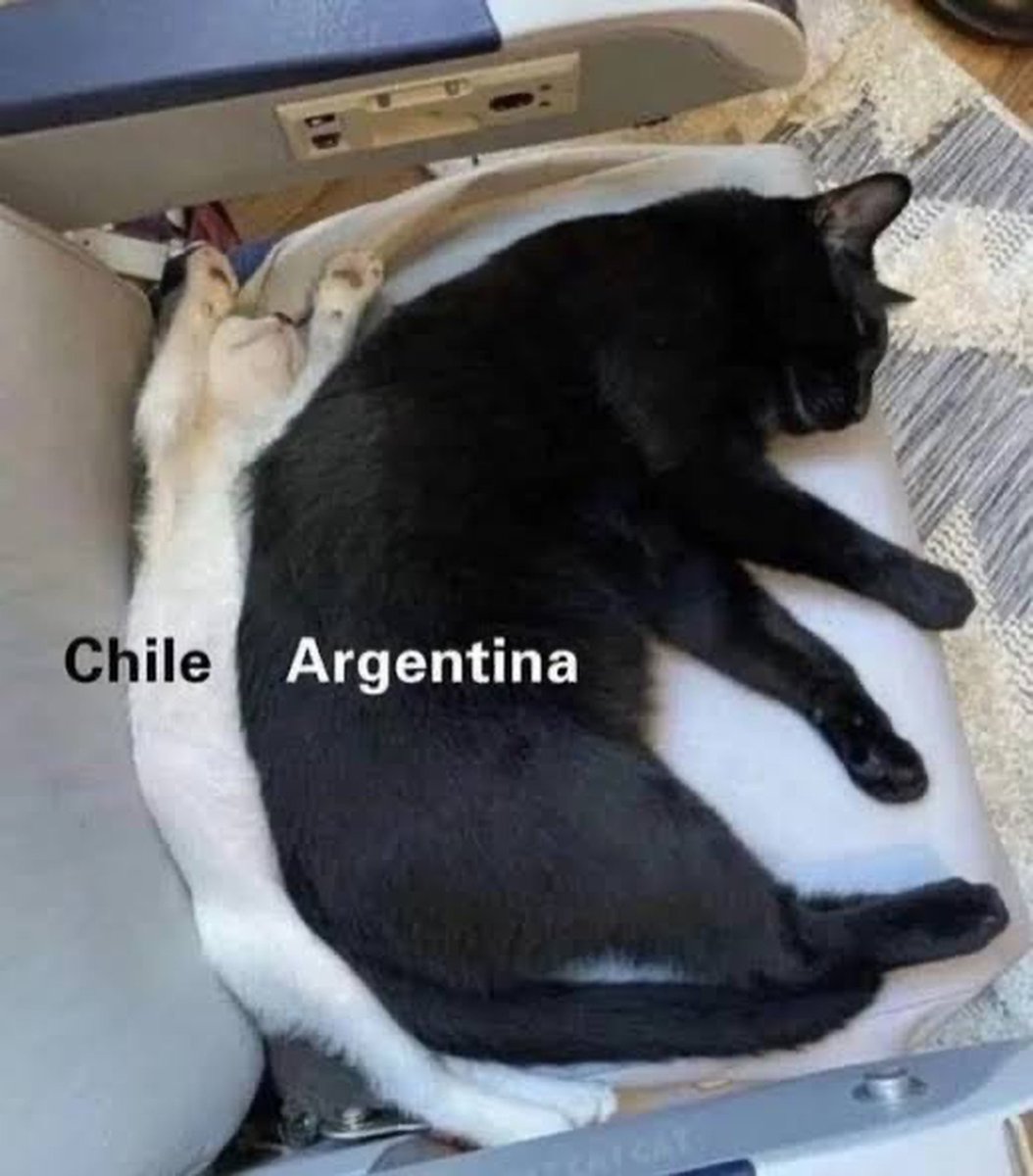 murphy_monkey's tweet photo. 🇨🇱 close together 🇦🇷 https://t.co/BpJlUgy0kV
