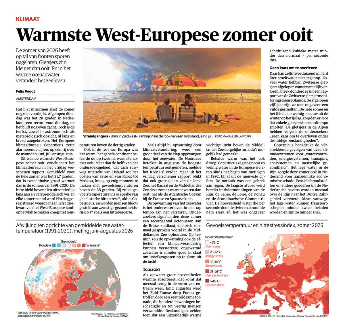 VredevoorDieren's tweet photo. Warmste West-Europese zomer ooit.

Gletsjers zijn kleiner dan ooit. In het warme  oceaanwater verandert het zeeleven. https://t.co/EDJtadH5gh