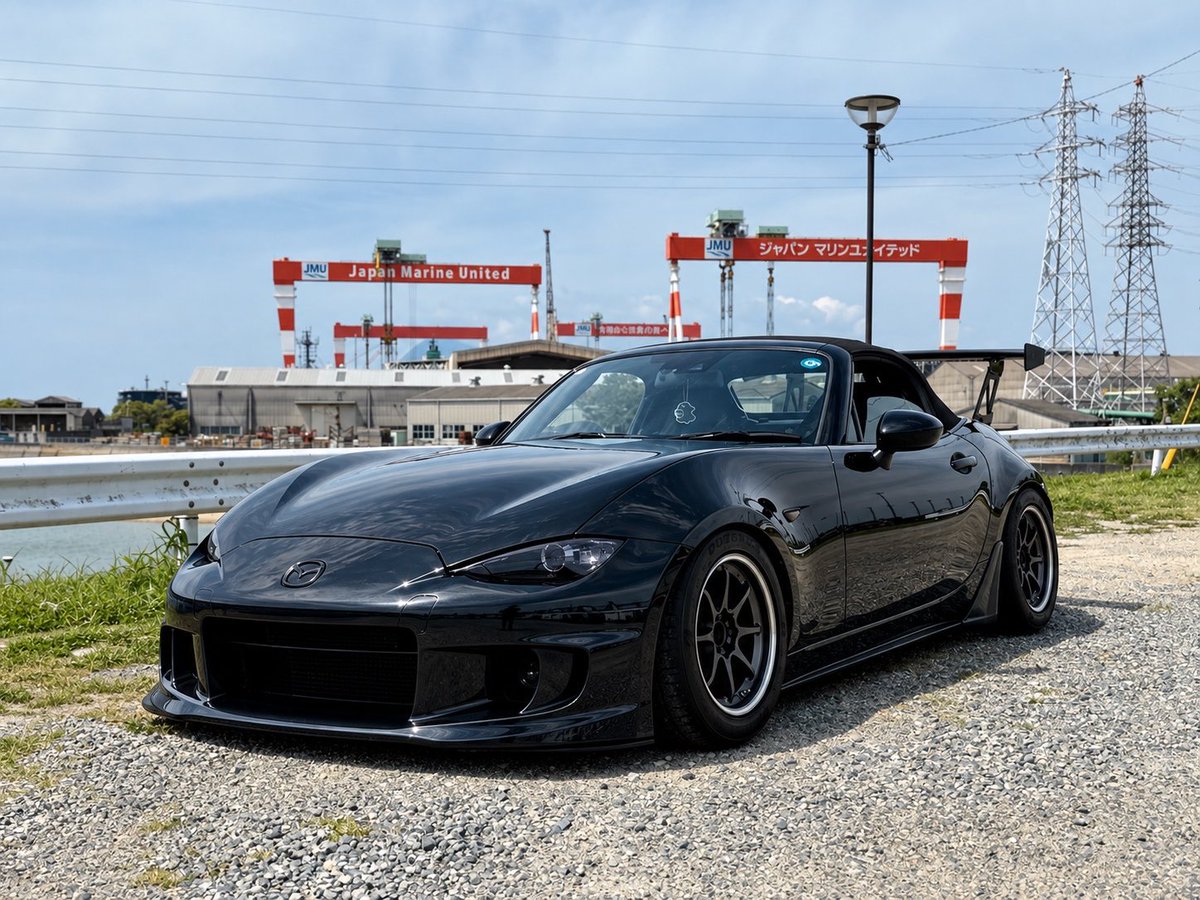 GRS2k's tweet photo. NDにS2000のトップシークレットバンパーを装着したイメージをAIにお願いしたら
まぁかっこいいこと https://t.co/Gley89j4N3