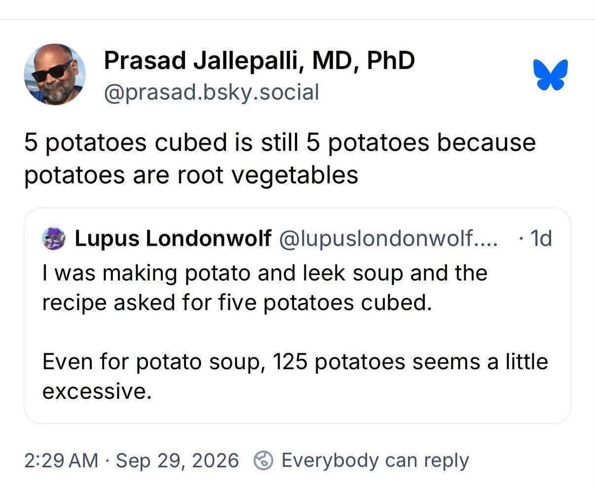 englishwhirled's tweet photo. Potatoes https://t.co/RxLzKie4xV