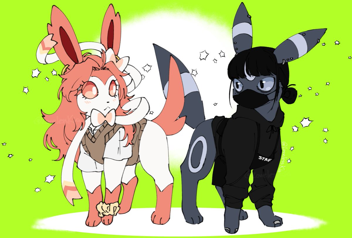 AltGreenKia's tweet photo. Eeveelution Mitsuayas because of course 💚
#tgswiiwagaa #mitsuaya https://t.co/TLtPamtgsL