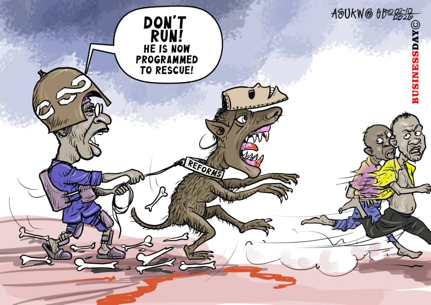 BusinessDayNg's tweet photo. ...a Friendly Monster! 😰😈

By @Asukwoeb https://t.co/i9xszLTodE