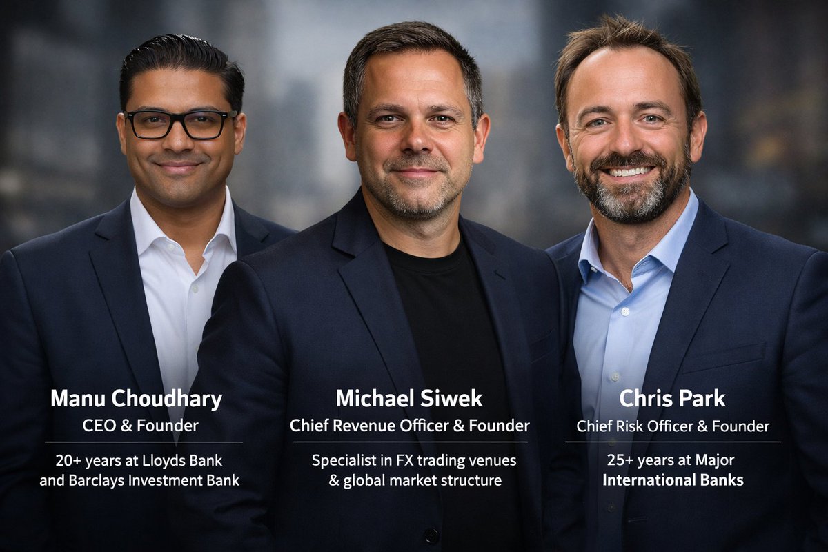 defxtoken's tweet photo. Most crypto projects are trying to attract users.

@definitynetwork  is building for where the real capital sits.

The same minds behind DMALINK, Bloomsbury Money, and DeFinity Markets are creating a bridge between:

🏦 Banking & Payments
📈 Institutional FX Markets
🌐 Digital Assets

Manu Choudhary (Barclays/Lloyds)
Michael Siwek (Electronic FX & Trading Systems)
Chris Park (Capital Markets & Risk)

This isn't a startup team learning finance. This is finance building crypto.

That's a very different bet. 🔥

ethereum:0x5f474906637bdcda05f29c74653f6962bb0f8eda