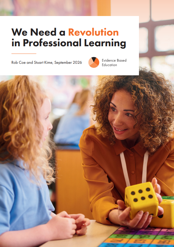 EvidenceInEdu's tweet photo. We Need a Revolution in Professional Learning  

"For many teachers, school leaders and college leaders, professional learning is still far from what it could be. It is often treated as an extra thing: fitted into INSET days, twilight sessions, one-off workshops, or whatever time remains after the urgent business of school and college life has taken its share.

It is too often generic, episodic, weakly connected to teachers’ real work, and rarely evaluated in ways that tell us whether it has changed teacher expertise, classroom practice or student learning. That should trouble us...."

In this new paper by Professors @ProfKime and @ProfCoe they make the case for a different approach: one that protects time, builds expertise and looks carefully at whether professional learning is improving practice.

Download the paper here 👇
https://t.co/7mOSohvnR0
