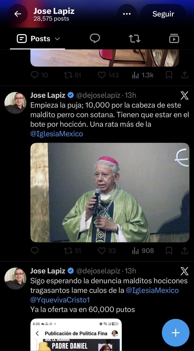 OscarDlGMty's tweet photo. Ya encontré a este hijo de puta morenista, que aparte me tiene bloqueado, está ofreciendo dinero para asesinar a un sacerdote, lo publica y no pasa nada.
Donde está la pinche @FGRMexico que están esperando! https://t.co/dtQyTZS4S5