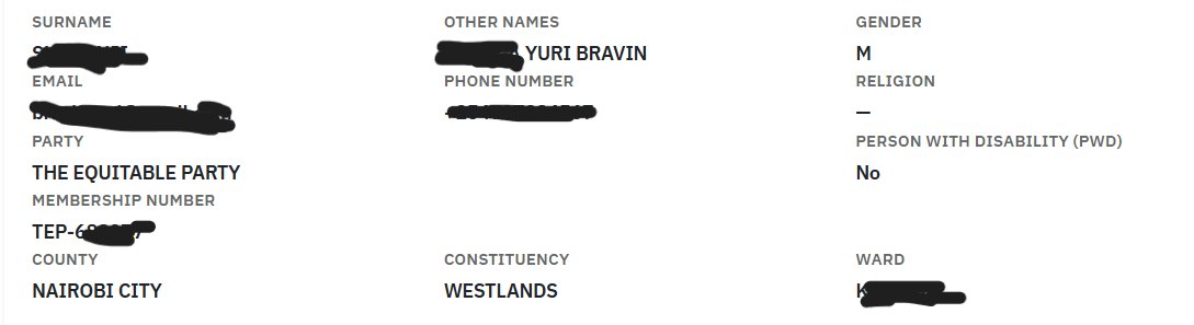 BravinYuri's tweet photo. Politics is ultimately about people.
So today, let the numbers speak.
If you believe in the Sifuna movement, register for The Equitable Party by dialling *509# and using the political party code 100.
Screenshot your confirmation, hide your personal details, post it and challenge another Sifuna.
Tag @ORPP because the registration system must keep pace with Kenyans.
This is not just about talking. It is about showing up.
Niko Ndani ya chama na niko Kadi.
#ChamaChaWakenya