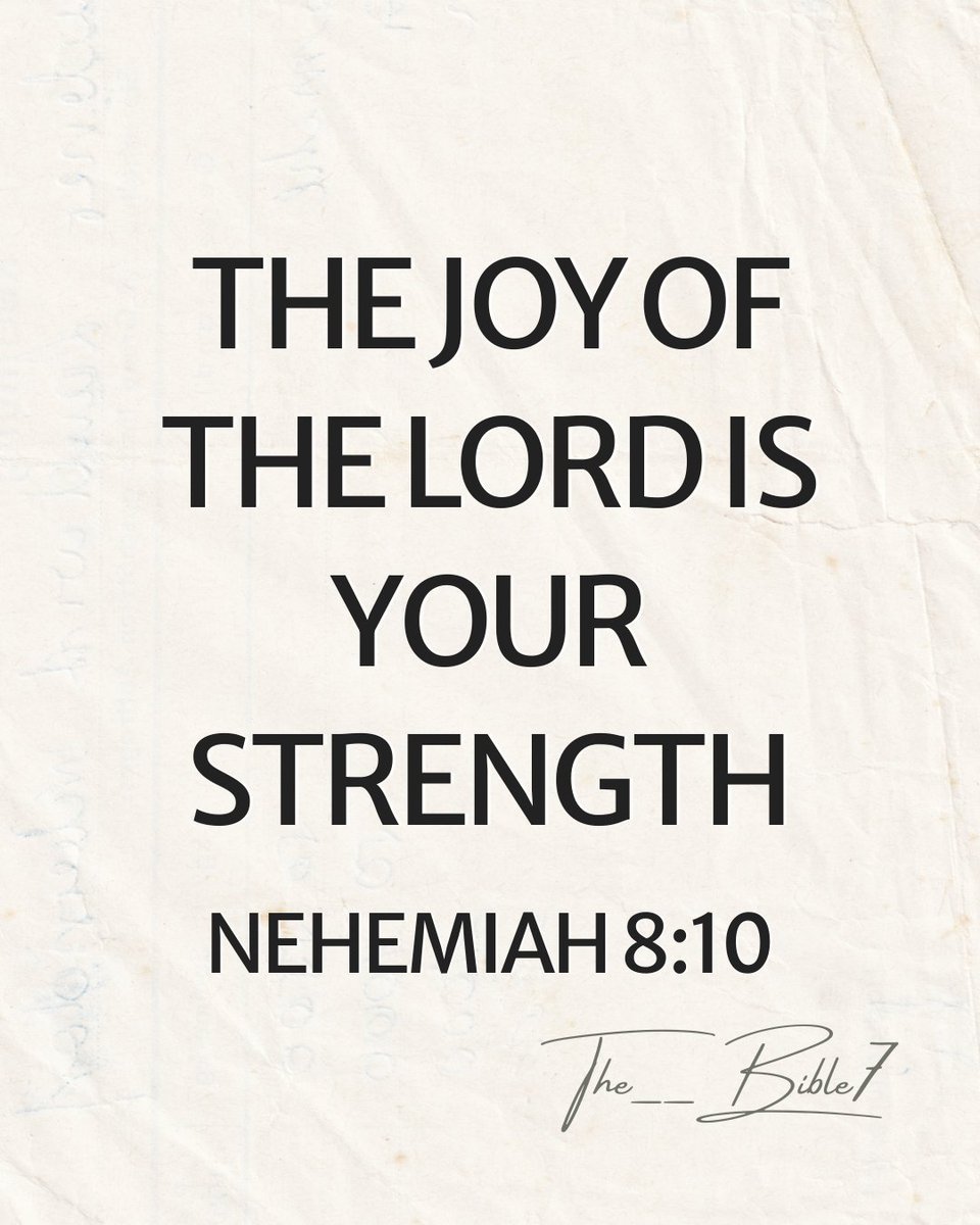 The__Bible7's tweet photo. Nehemiah 8:10 https://t.co/S9iuvsNRXv