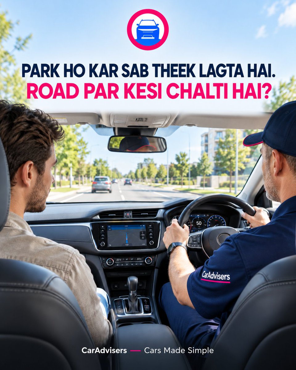 caradviserspak's tweet photo. 🚗 Gaari parked ho kar perfect lag sakti hai — road test asal kahani batata hai.
🛞 Steering
🛑 Brakes
⚙️ Transmission
🔊 Suspension
📄 Digital report
💰 PKR 3,000 — One Price, All Cars
📲 Book via website/app
📞 0312 6890699
CarAdvisers — Cars Made Simple.
#CarInspection https://t.co/qGDWR0waw6