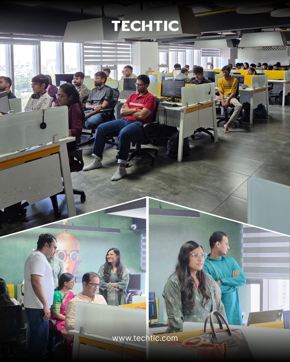 TechticSolution's tweet photo. What have we achieved? What’s happening across the team? And what comes next? 🔎

Our latest Townhall brought teams together to share updates, celebrate progress, and align on what’s ahead.
One perspective. One team. One direction.🎯
 #teamwork #workplaceculture #TechticSolutions https://t.co/CRNDvQzql8
