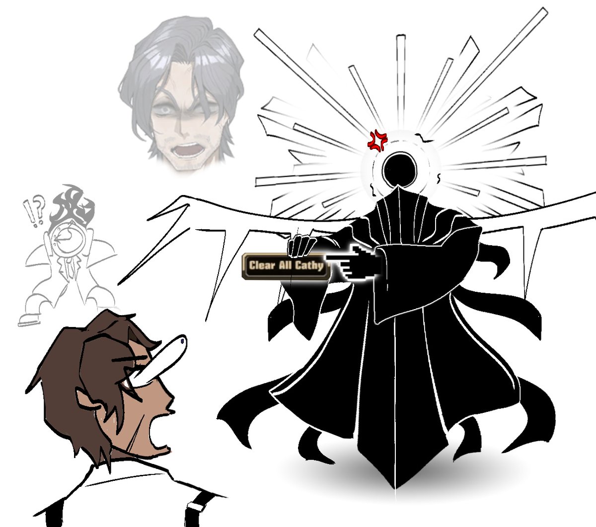ArtAcca's tweet photo. “If ya don’t stop, I’ll press it for real this time, ya hear me!?” https://t.co/FF2gdYzAlJ