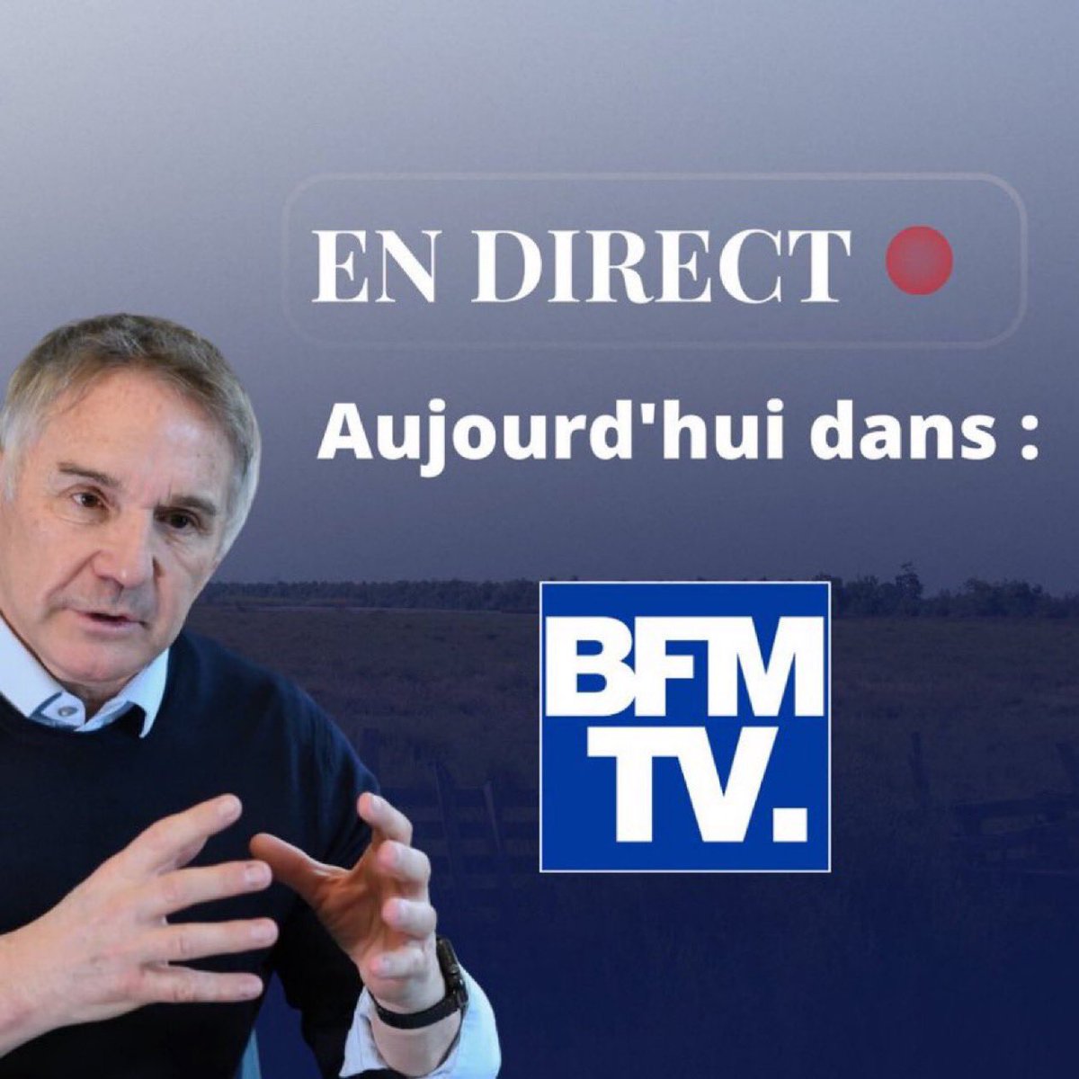 PatrickVignal's tweet photo. Ce matin, invité de @Ju_Arnaud dans son émission « Arnaud Direct » sur @BFMTV  à partir de 11h ! 
À tout de suite  ! https://t.co/tOBcOF88jF