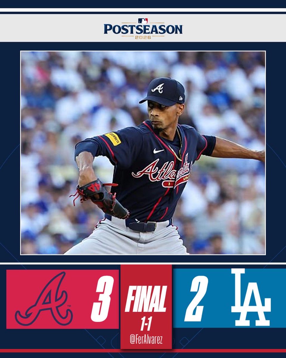 FerAlvarez's tweet photo. Ray Kerr, el arma secreta de los Braves.

Nunca había lanzado en postemporada. Apenas tenía tres aperturas en Grandes Ligas y solo nueve apariciones en las últimas dos temporadas.

Atlanta le entregó la pelota para abrir el juego decisivo ante los Phillies: 3.1 entradas, un hit, cero carreras.

El domingo volvió a hacerlo. Se enteró esa misma mañana que abriría el Juego 2 ante los Dodgers: 2.2 entradas, dos hits, cero carreras y cuatro ponches. Uno de ellos, a Ohtani.

Atlanta ganó 3-2 y la serie quedó 1-1.

Detrás hay una historia que vale la pena contar.

Su madre estuvo ausente desde que era muy pequeño. Cuando su padre fue encarcelado, él y su hermano Richard fueron enviados a vivir con familias de acogida en Reno.

El camino a las Grandes Ligas tampoco fue fácil. Dejó el béisbol, trabajó en un 7-Eleven y en un cine, y volvió a intentarlo. Debutó en 2022. En 2024 tuvo que someterse a una cirugía Tommy John. Otro regreso.

Hoy está aquí. En plena postemporada.

Así es el béisbol. Y también la vida.
#Postseason