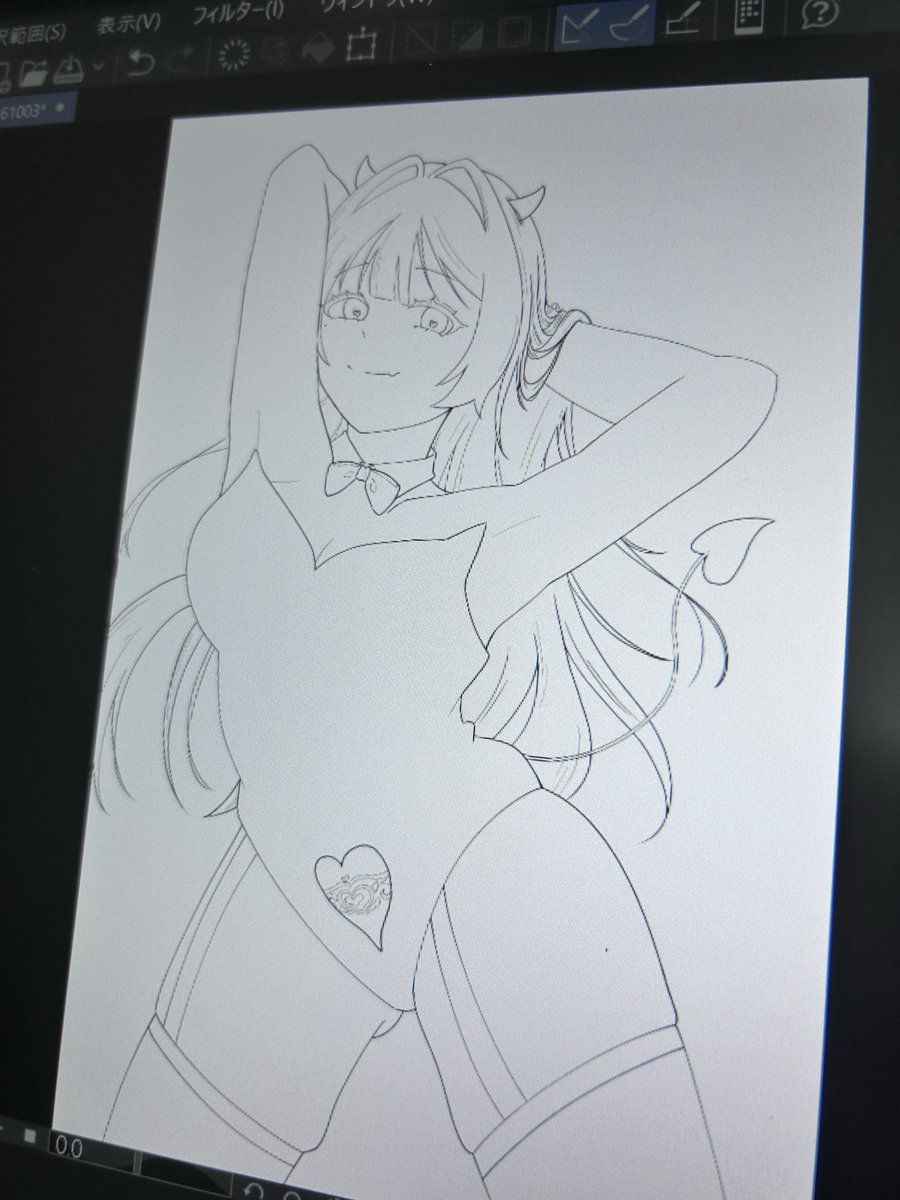 Runa0a0's tweet photo. 進捗はあげないと死ぬからね https://t.co/9x7haL1MPp