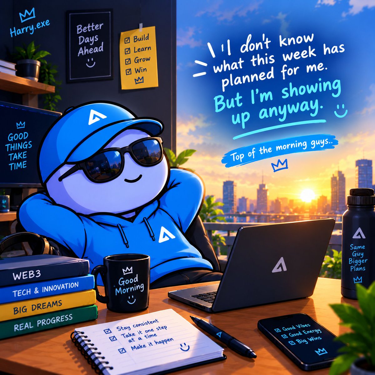 solanadev475637's tweet photo. I don't know what this week has planned for me.
But I'm showing up anyway. 😂
Let's have a great week
Top of the morning guys https://t.co/DyCsE6EB3U