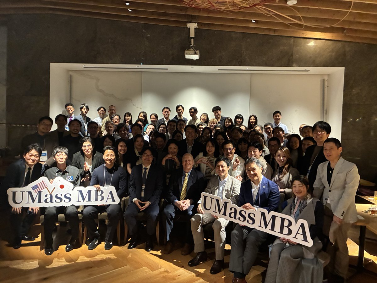 junusaka's tweet photo. MBAの本当の価値は、卒業後にこそ見えてきます。
UMass Lowell副学長の来日に合わせ、東京・大阪で卒業生交流会を開催。
同じ苦楽を乗り越えてきたからこそ、業界も世代も超えて繋がることができます。
社会人になってから利害関係なく友人を作れる機会は少ない。繋がりこそ一生の財産です。
#MBA #UMass #リスキリング