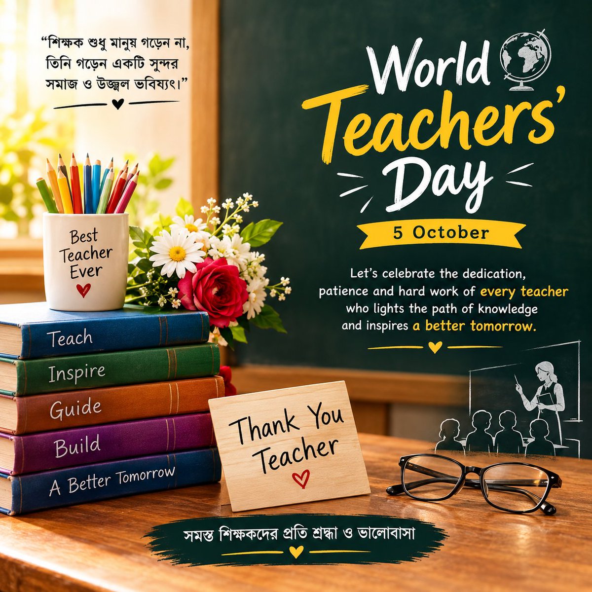 Obaidul75155432's tweet photo. #HappyTeachersDay https://t.co/OZXwP0f1xE