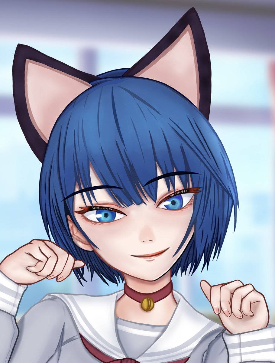 matsudying's tweet photo. #prsk_FA

一応昔練習で画風違いの猫耳遥ﾁｬﾝも載せときますね……しれっと https://t.co/KTbxTXPffT