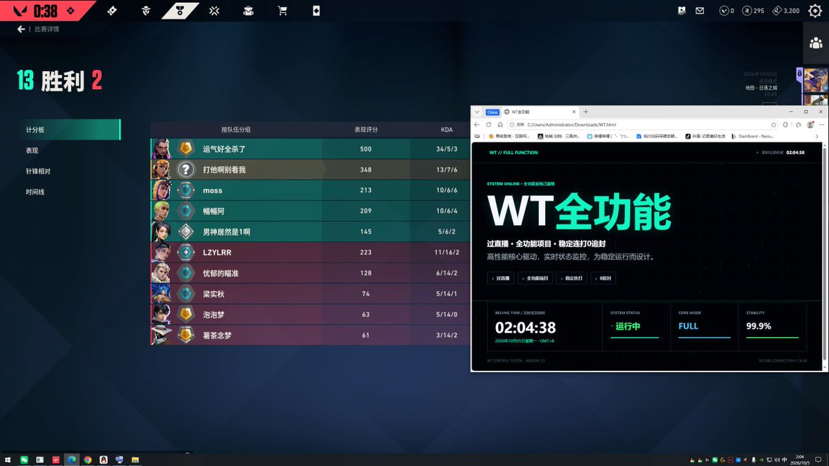 erickraniere's tweet photo. 【无畏契约 · WT】全系统内核实装🔥
全功能齐备：
☆骨骼透视☆隔障显像☆预判自瞄☆全图感知
【专属优势】
√底层驱动防护 √零延迟渲染 √带妹猛C极致流畅
【工作室专用】对枪瞬秒枪枪致命，长期稳定不拉闸，大号同号稳冲！

#无畏契约 #WT https://t.co/MOOPbhVgnq