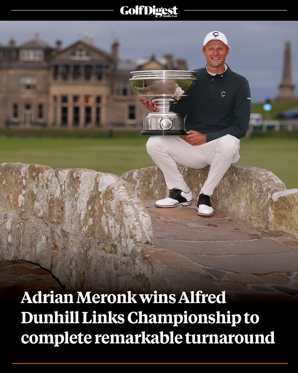 GolfDigestME's tweet photo. Find out more: https://t.co/oTXQCRSvFB

@dunhilllinks @DPWorldTour @AdrianMeronk https://t.co/8LZkALyRSu
