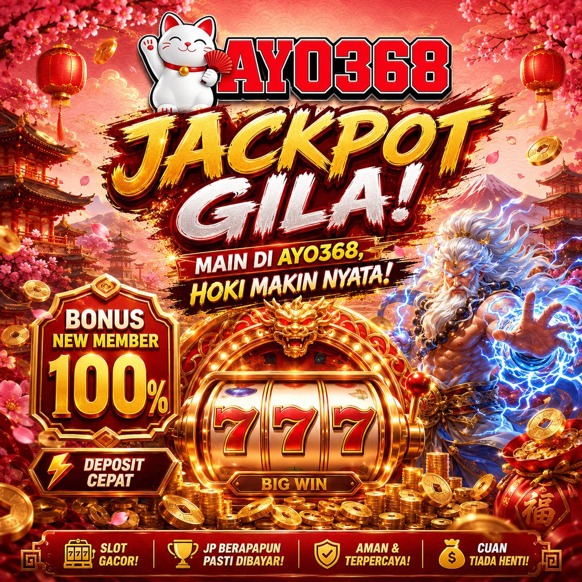bridgetk_4qrm's tweet photo. 💥 SLOT GACOR HARI INI TRENDING TERUS
🔥 AYO368 Lagi Panas Di Timeline
🎁 BONUS NEW MEMBER HINGGA 100%
🚀 Kalau Penasaran, Langsung Merapat
📌 https://t.co/Hq1cGBLg38 https://t.co/5v652q80Yp