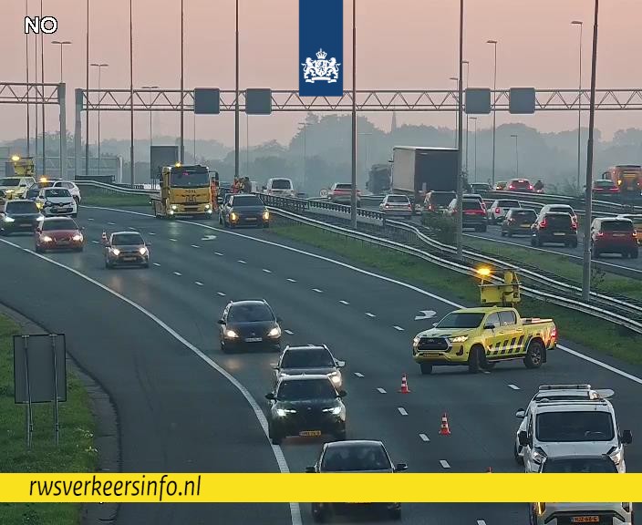 Ongeval op A4 zorgt voor vertraging