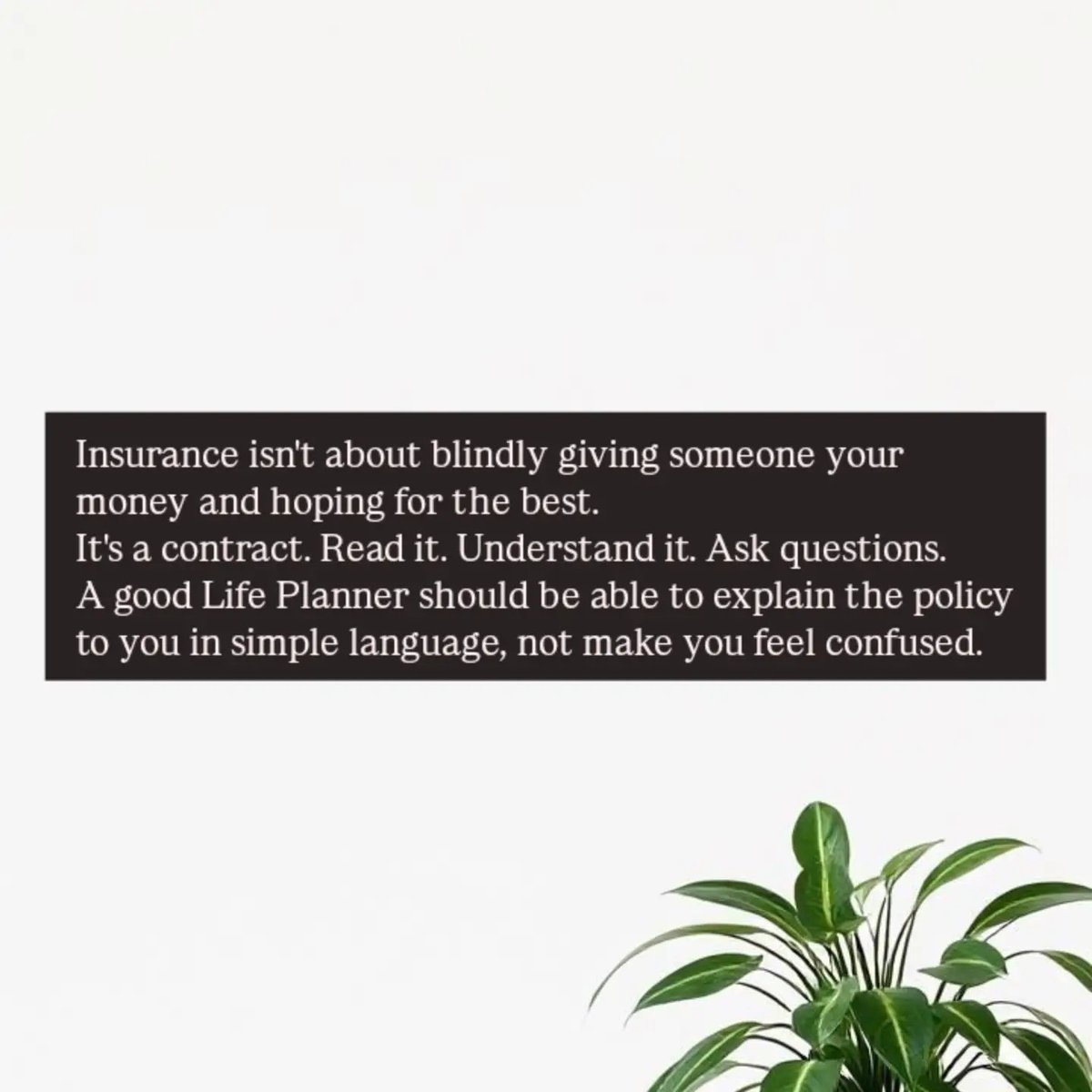 ominira_1's tweet photo. Before saying “insurance is a scam,” take some time to understand what you're buying.
And if you still have questions, ask.
Because an informed customer is a protected customer.
#InsuranceAwareness #LifeInsurance #InsuranceInNigeria #NAICOM #LifePlanner https://t.co/WABOUc4UjS