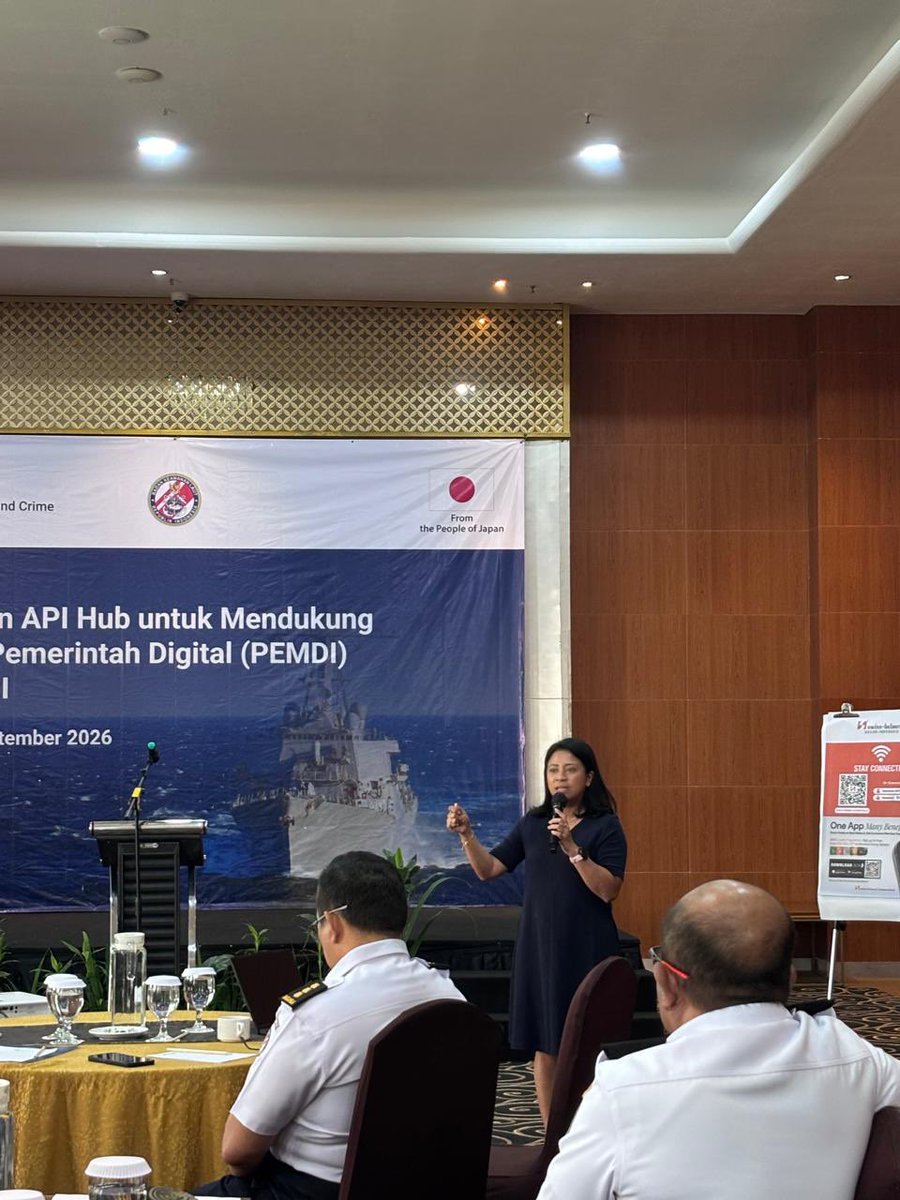 UNODC_BMB's tweet photo. @UNODC_BMB, with support from Japan 🇯🇵 @JapanMissionVie, conducted a 3-day workshop in Bogor with Bakamla 🇮🇩 to strengthen the use of the API Analytical Platform for integrated maritime security information management. https://t.co/JJRRfmE8Mu