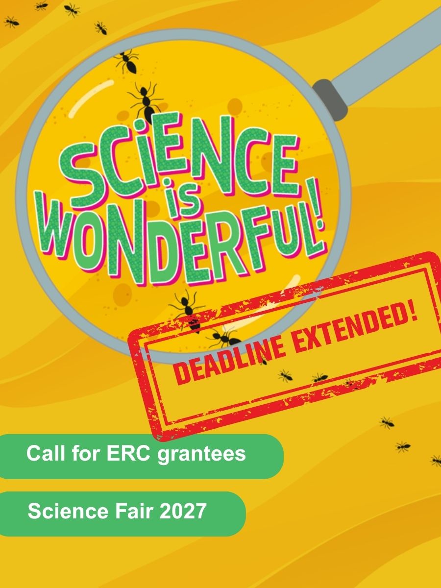 ERC_Research's tweet photo. 🚨 ERC grantees: no more excuses! - Apply for #ScienceIsWonderful 2027 by 🗓️ 15 October
Q3 has also been tweaked: submit a half-pager instead of a research video - or both!
We can’t wait to discover your crazy, bold & engaging ideas! 🔬🚀 🌊
Apply 👉 https://t.co/HRVSBBPBlR https://t.co/U17BLO9x2Y
