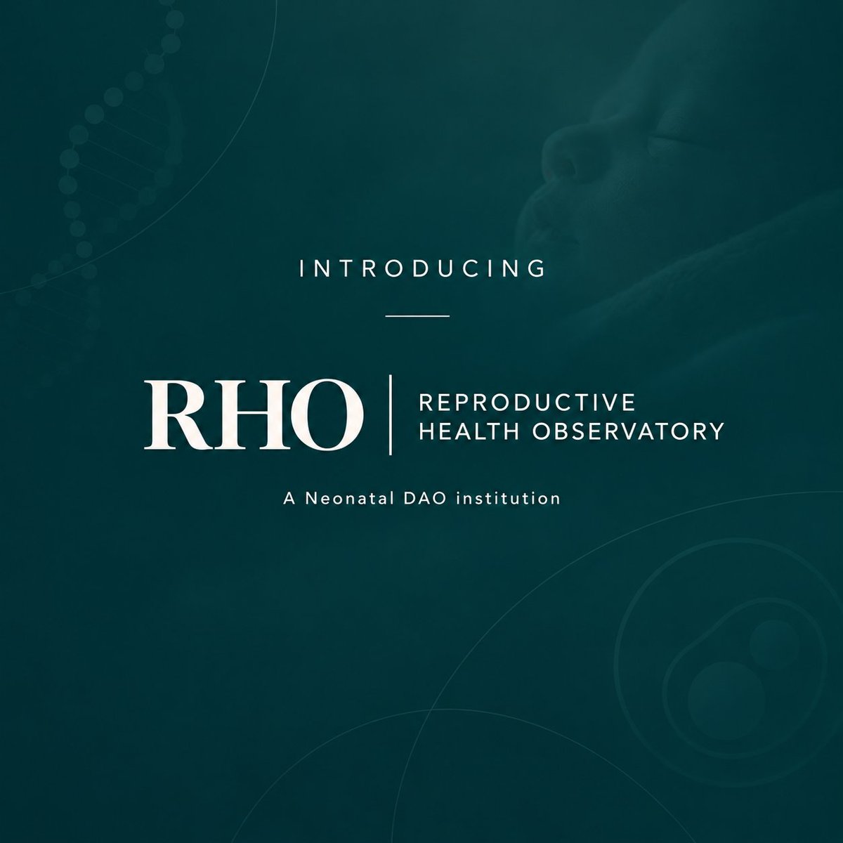 NeonatalDao's tweet photo. Introducing: The Reproductive Health Observatory

See here: https://t.co/ehRLJ8FhsE

The Reproductive Health Observatory (RHO) is the knowledge and evidence institution within the Neonatal DAO ecosystem.

We observe the trends shaping reproductive health, investigate the evidence behind them, and translate research into knowledge that can inform everyday people, professionals, institutions and policy makers.

The Observatory will generate and share knowledge through:

• Research Publications & Ebooks
• Epidemiological Surveillance & Analysis
• Reproductive Health Reports & Evidence Briefs
• Courses & Webinars
• Academic Conferences & Research Convenings
• Data, Insights & Knowledge Resources

From fertility and reproductive health to maternal and neonatal outcomes, RHO will build a growing body of information designed to help us see the problem more clearly, understand it more deeply, and act more intelligently.

Click link above to explore ✨️