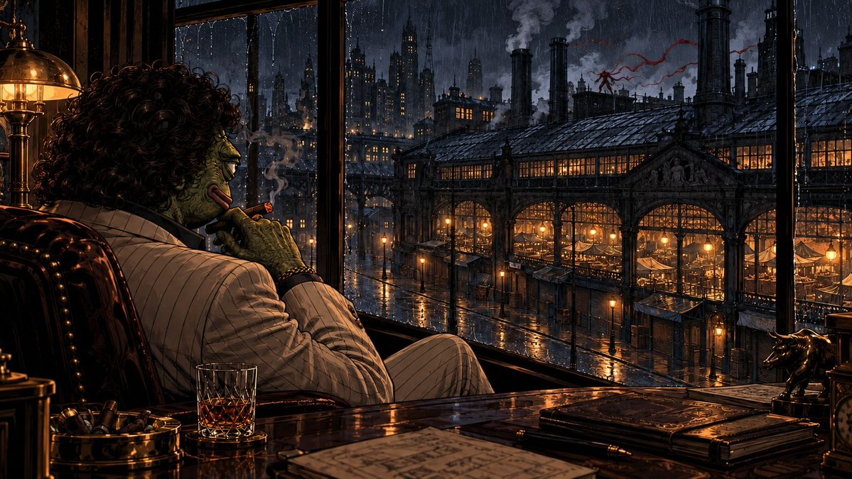 pepeEscobar_Sol's tweet photo. Parker got clear. The market is empty.

I am looking at the roof from across the street. Something red is moving between the chimneys.

I have spent years deciding who enters that building. It has made a rather expensive correction.

$CARNAGE · Chapter 10 https://t.co/1EZvYxl7mZ