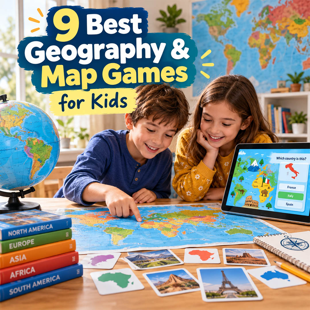 editorialge's tweet photo. ๐๐ฎ 9 Best Geography & Map Games for Kids.
Make geography fun with 9 engaging games that help kids explore maps, countries, continents, landmarks, and the world around them.
๐ Read more: https://t.co/yGQ3ocTkBy
#GeographyForKids #MapGames #KidsLearning #EducationalGames https://t.co/kI6Tb0FkPU