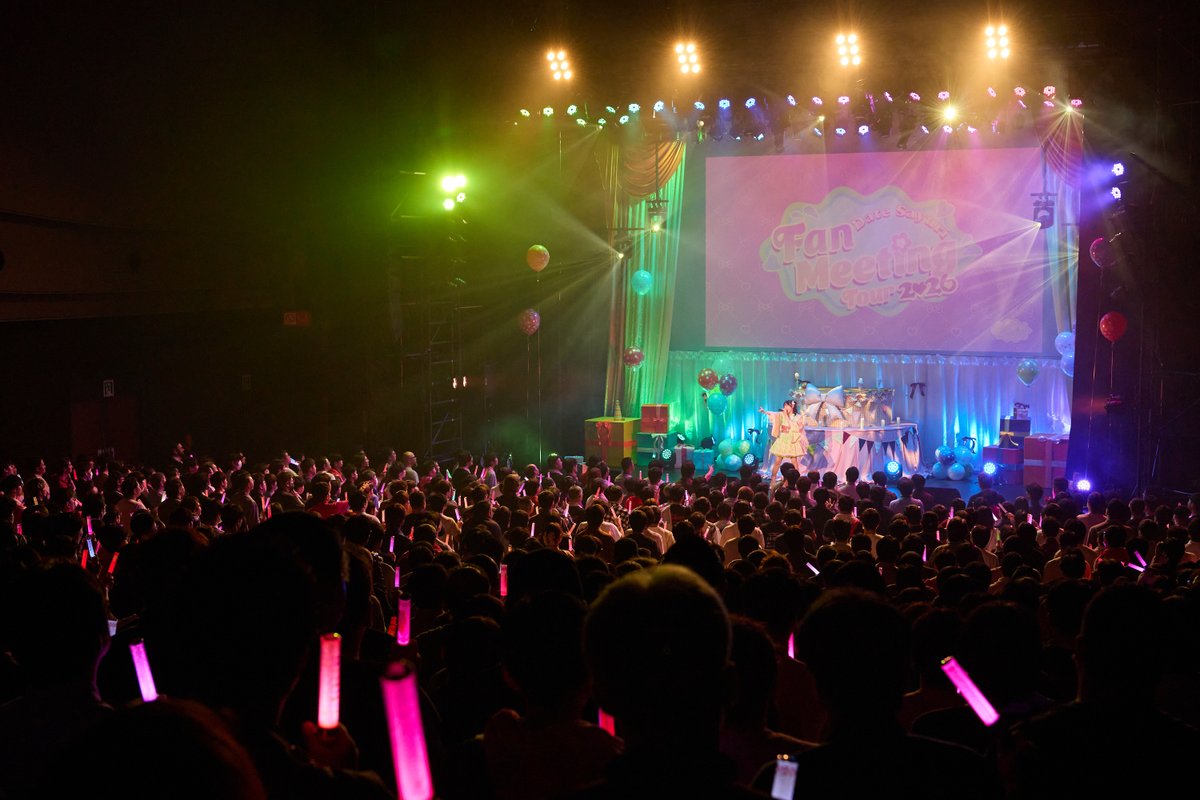seigura's tweet photo. 🎂伊達さゆりさんお誕生日当日開催ファンミーティング🎂

「伊達さゆり Fan Meeting Tour 2026」東京・昼公演レポート公開！　最新曲「Diary☆Parade」を初披露🎤

#伊達さゆりFM2026
#伊達さゆり_ダイパレ
#伊達さゆり

https://t.co/YK4RPM5mvA https://t.co/Z5lPrYhLgB