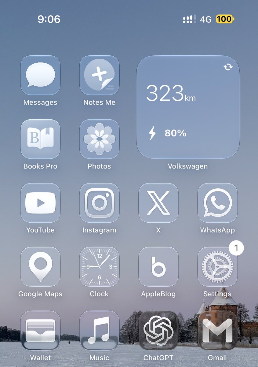 AppleBloggerUX's tweet photo. iOS 27 snow version coming https://t.co/NrwvdBELN6