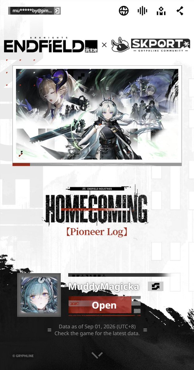 MZomby333's tweet photo. My Pioneer Log for Homecoming!! 💖 #ArknightsEndfield‌ https://t.co/BYZJIX3bHI