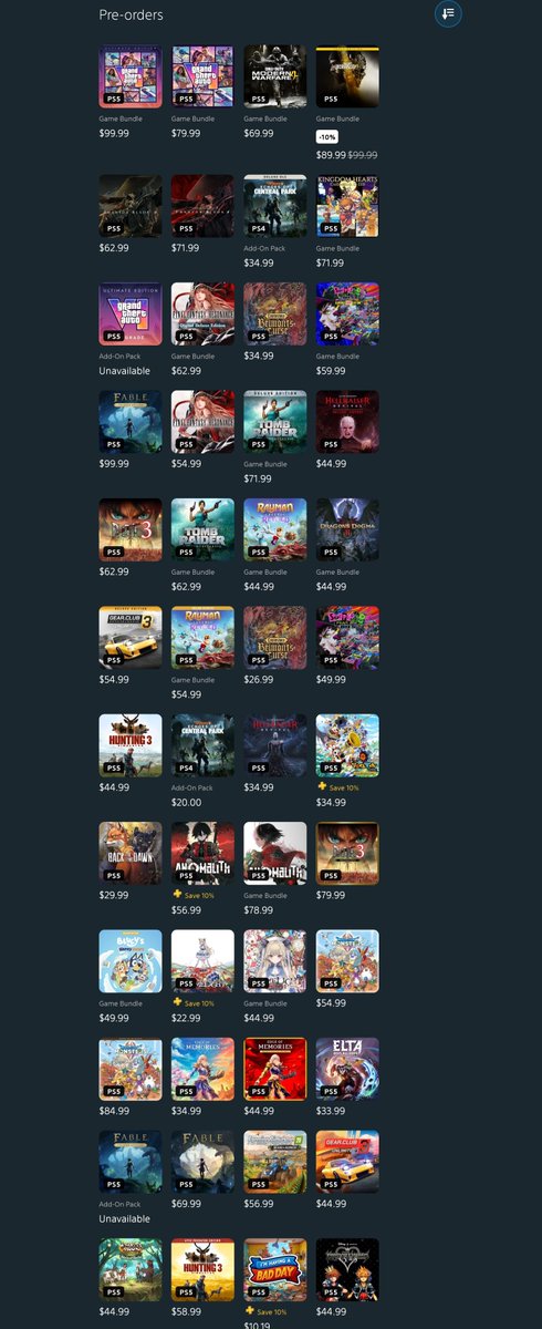 amro_playgames's tweet photo. مبدايا كدا هذا السعر الحالي لمتجر Playstation السعودي 🇸🇦 بالدولار للالعاب و الاشتراكات راح استخدم الصور هذي للمقارنه عشان بكرا لما يتغير السعر الى الريال https://t.co/JkQltKrRxL