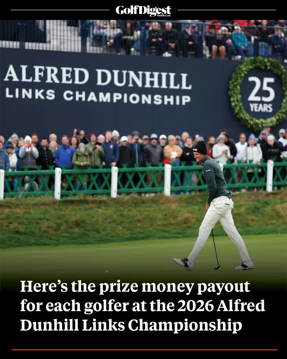 GolfDigestME's tweet photo. Prize money breakdown: https://t.co/K8wymwTV6O

@DPWorldTour @dunhilllinks @AdrianMeronk https://t.co/AXGzxYE4Vs