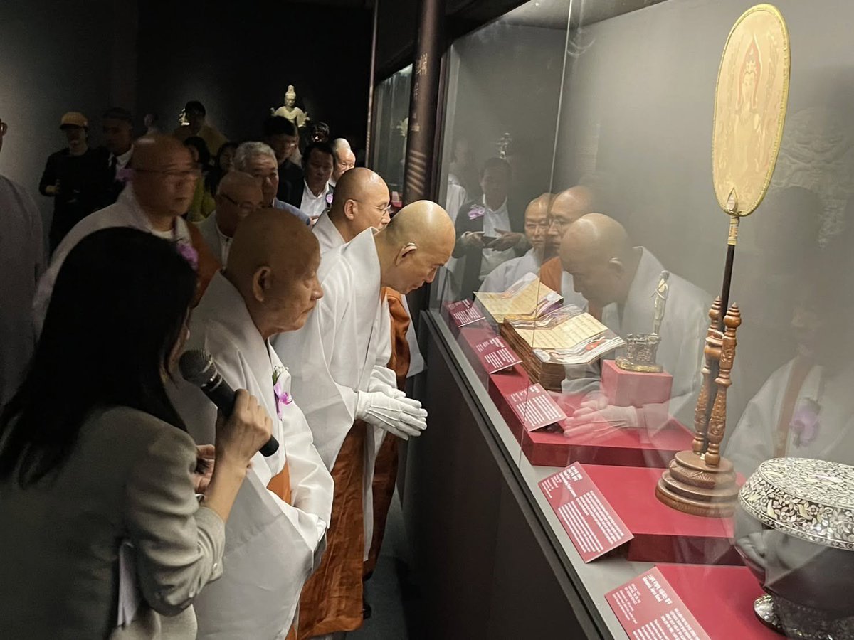 prdthailand's tweet photo. Thailand's Fine Arts Department presents 55 Thai antiquities and Buddhist artworks at "Amazing Thailand: Thai Buddhist Art," Tongdosa Museum, Yangsan, South Korea. On view until 4 Dec 2026, it is Thailand's first exhibition of outstanding antiquities in South Korea. https://t.co/8L9jZYZwn1