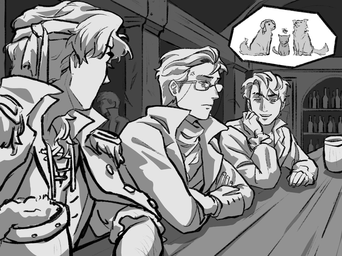 kiwiandmint's tweet photo. Testing Gehrman's Patience...

Drew a little something to celebrate the one-year anniversary of Cat &amp; Canary(s) :D https://t.co/Z82jksnKib