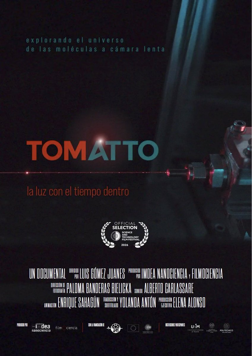 Scixel's tweet photo. We have participated in the production of this documentary, which is already winning awards! 😍
@filmociencia @imdeanano https://t.co/MNZbaGCZHv