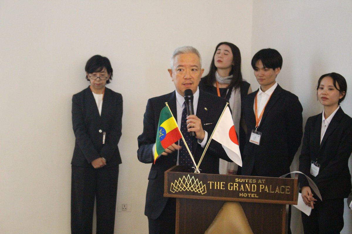 JapanMissionAU's tweet photo. The #JapanAfricaYouthProgram offered more than lessons on development, it fostered mutual understanding. As the exchange concludes its Ethiopia visit, participants shared reflections highlighting a deeper understanding of development. #TICAD9 #JICE #アフリカユースプログラム https://t.co/fVUJe9H4yT