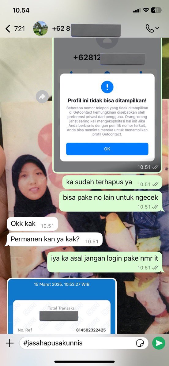 buuas_'s tweet photo. all jasa❗️

- jasa hapus akun - jasa hack akun
- jasa sadap wa - jasa lacak lokasi orang
- jasa pulihkan chat wa - jasa lacak hp hilang by no hp atau imei, jasa pemulihan akun tiktok, facebook, email, line, telegram, twitter dll❗️

order melalui wa di bio https://t.co/GKLBqV8Gsg