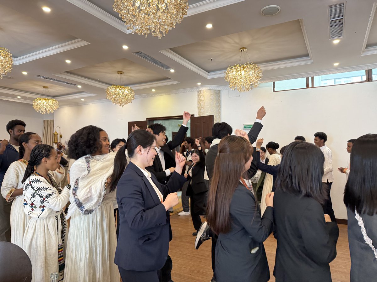 JapanMissionAU's tweet photo. Following a remarkable presentation by participants, Amb. Sekiguchi commended the #JapanAfricaYouthProgram for demonstrating that knowledge can flow in both directions, reaffirming the importance of mutual learning, people-to-people ties &amp; empowering future generations. https://t.co/vyxqlcPTZj