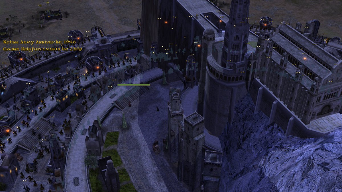 xxlaragyxx's tweet photo. Battle for Middle Earth 2.22 Minas Tirith has no chill. 

#Bfme https://t.co/FvP3tV7Fig