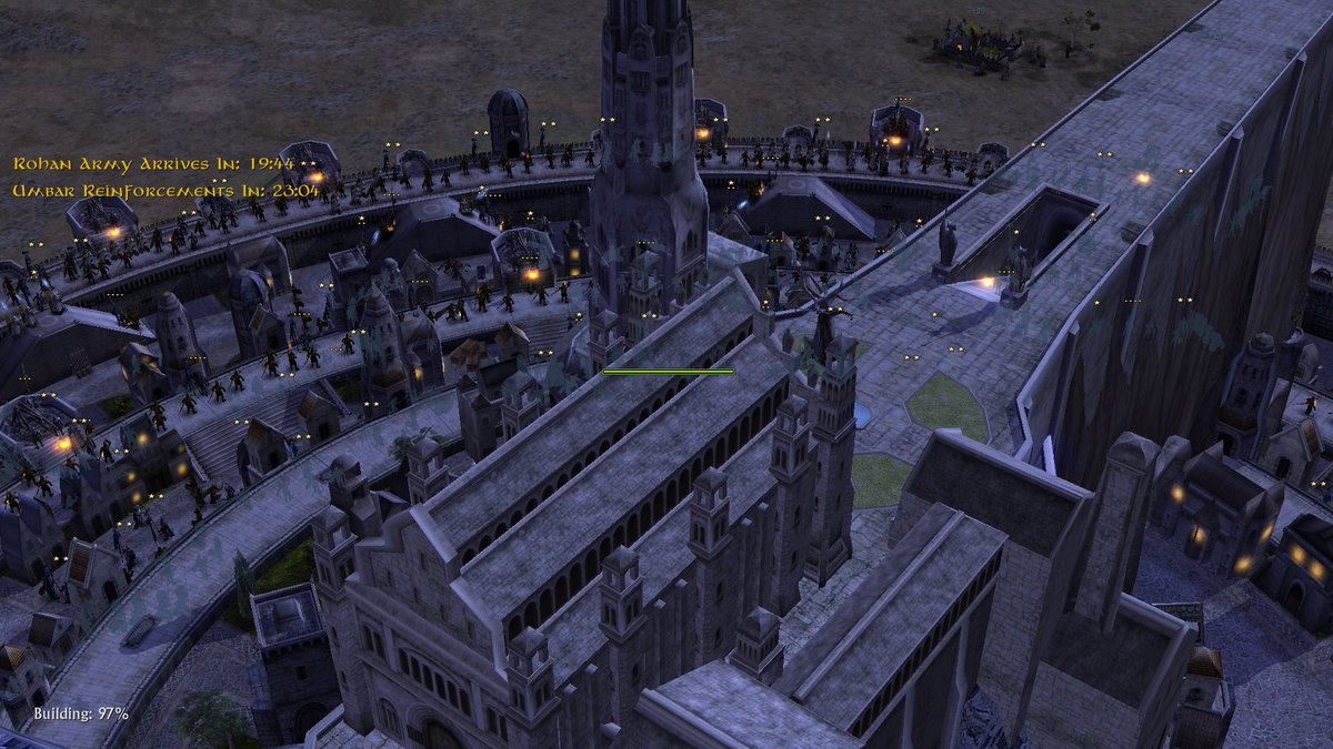xxlaragyxx's tweet photo. Battle for Middle Earth 2.22 Minas Tirith has no chill. 

#Bfme https://t.co/FvP3tV7Fig