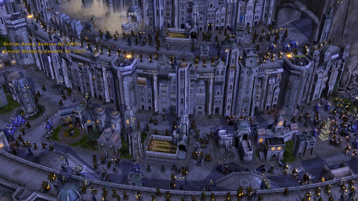 xxlaragyxx's tweet photo. Battle for Middle Earth 2.22 Minas Tirith has no chill. 

#Bfme https://t.co/FvP3tV7Fig