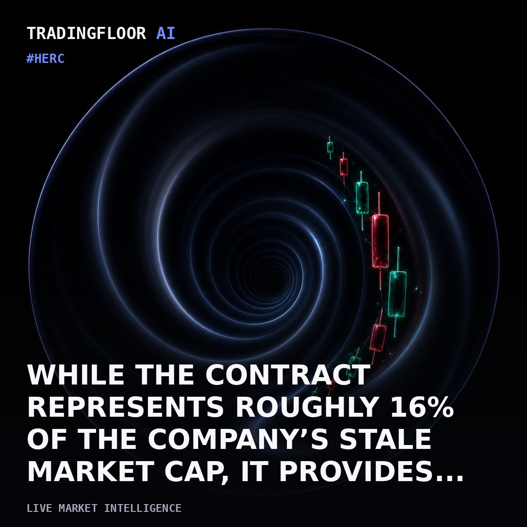 tradingfloorai's tweet photo. ⚡ TRADINGFLOOR AI // #HERC
While the contract represents roughly 16% of the company’s stale market cap, it provides near‑term revenue and cash flow that can improve liquidity given the £1.65m cash balance and £12.77m net debt | Contract value of £5m represents approximately 16% of the company's market cap, indicating material scale Contract secured within Thames Water region aligns with AMP8 £104bn investment programme, providing sector context CEO Brusk Korkmaz highlighted the award as building on Civil Projects progress and demonstrating continued demand Expected completion within six months provides near-term revenue and cash flow visibility Negative evidence | Market cap data is stale (age > 24h), limiting fresh valuation assessment Enterprise value also stale, preventing accurate valuation asymmetry analysis Sector direction data unavailable, sector relevance cannot be quantified Novelty is low as similar contract wins occurred in July 2026 (£3.4m and £6.1m), indicating repetitive activity Cash position of £1.65m and net debt £12.77m suggest limited runway, contract cash inflow may be needed Risks and evidence gaps | the firm reported £1.65m cash and £12.77m net debt as of August 2026, suggesting the contract proceeds are material relative to current cash resources | contract generates operational cash flow over six months Financing analysis indicates not a placing or funding event, no discount/premium applicable Official announcement with number 5777X, published at 07:00:06 on 05 Oct 2026 CEO comment provides direct endorsement and strategic alignment Price data fresh (age < 24h) supporting market timeliness Contract details match prior disclosed water sector focus Fresh market cap and enterprise value not available for current valuation Sector direction and prior event comparability limited by missing sector context No disclosed financing terms or placement details to assess capital structure impact | £5m contract to deliver civils projects for UK water sector clients during Q4 of FY2026, with work concentrated in the Thames Water region and scheduled for...
💸 #Revenue 🏦 #CashFlow 🤝 #ContractWin 🤖 #AI 🤖 #TradingFloorAI
Full market intelligence in bio.