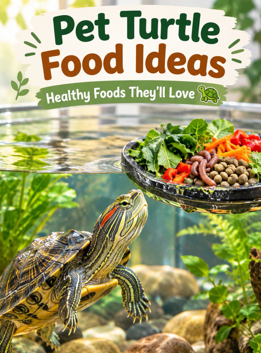 dailypicksusa's tweet photo. 🐢 Pet Turtles Food Ideas they’ll actually love!
🥬Collard Greens / Leafy Greens
🌿 Dandelion Greens
🥕 Carrots
🫑 Red Bell Pepper
🪱 Earthworms
🟤 Commercial Turtle Pellets
#PetTurtles #TurtleFood #ReptileCare #TurtleLife https://t.co/B9tREwAT40