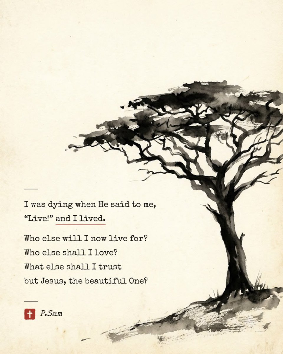 DrFeruke's tweet photo. I was dying when He said to me, "Live!” and I lived.

Who else will I now live for?
Who else shall I love?
What else shall I trust but Jesus, the beautiful One? https://t.co/NttLIU6k3w