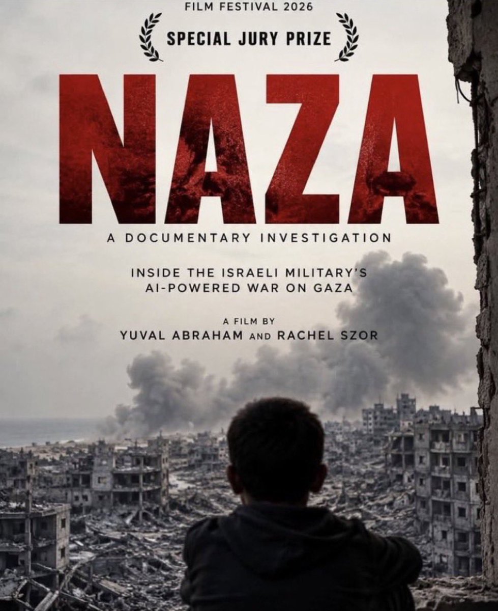 tamerqdh's tweet photo. قامت إسرائيل بإعداد فيلم موازٍ مخادع وكاذب، يسرق اسم الفيلم الأصلي (Naza)، ونشره على موقع إلكتروني وعلى منصات التواصل الاجتماعي لإيهام الناس بأنه الفيلم الأصلي ذاته وترجمته لعدة لغات؛ وهذا أسلوب إسرائيل الماكر والمخادع في استغفال عقول البشر. يأتي وذلك بعد إعلان صناع الفيلم الأصلي عن إتاحة محتواه مجاناً، فسارعت إسرائيل إلى إطلاق حملة تضليلية .

فيلم Nasa الأصلي الذي يوثق شهادات ضباط وجنود إسرائيليين لبعض الجرائم البشعة التي ارتكبت خلال الإبادة الجماعية ضد المدنيين الفلسطينيين في قطاع غزة ، الفيلم حصل على جائزة في مهرجان البندقية، ومخرجوه إسرائيليون تعرضوا للتهديد من القيادة السياسية الإسرائيلية وسحب جنسياتهم والتهديد بالسجن في حال عودتهم، بل ومطاردتهم قانونياً في الخارج بتهم ابتكارية ...
