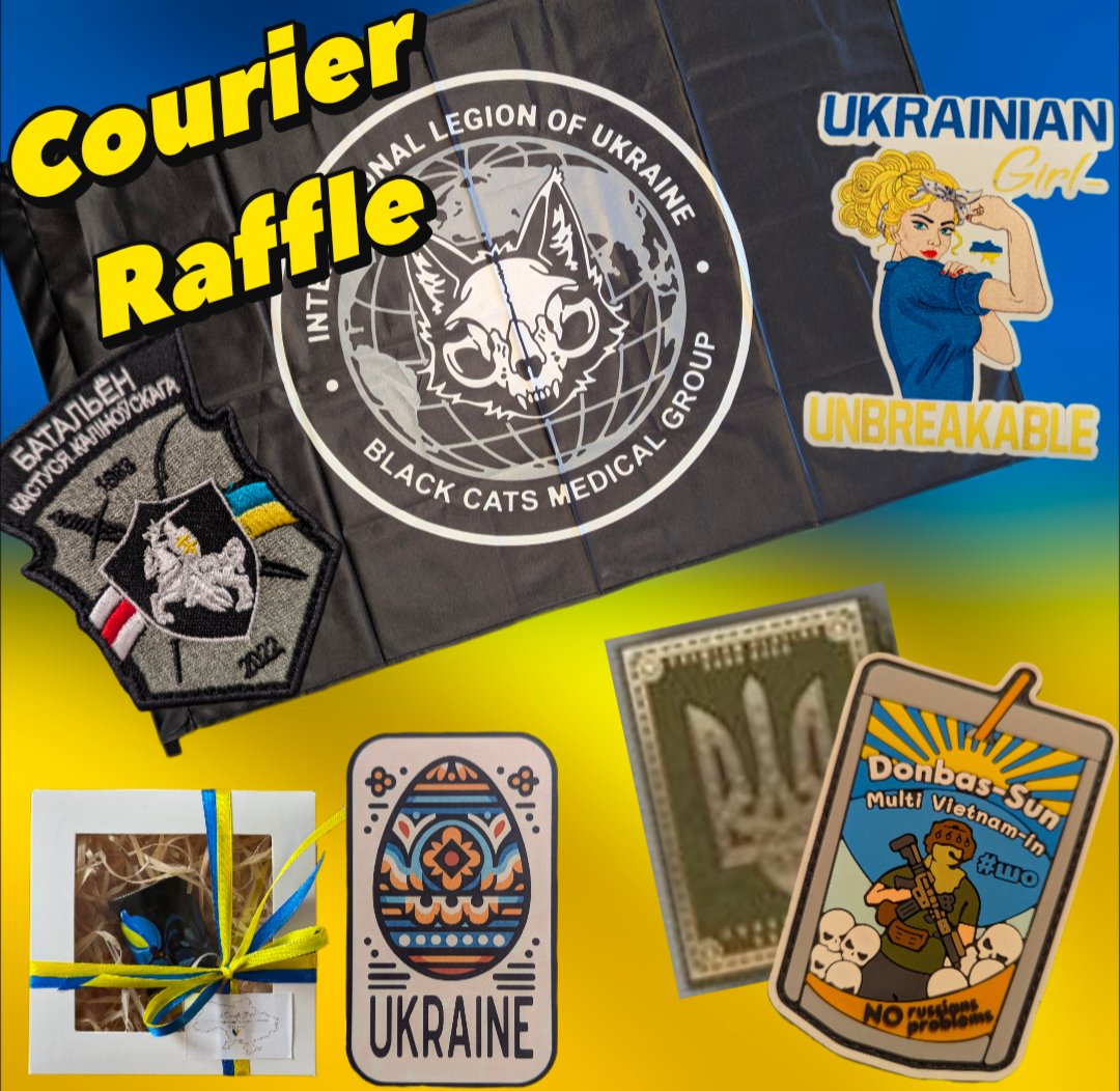 CloudyWithBees's tweet photo. ✈️ @BlueYellowUSA Courier fundraiser!✈️

We're sending a courier with 20 bags of urgently needed supplies to Ukraine!

🎯 $5,800 total 
👉 $1,500  flight ticket
👉 $3,600 (~$180 per bag for 20 bags)
👉 $700 fuel/truck/personnel into Ukraine
🎟️ $5, please write "courier" in the memo
📷 Screenshot receipt below
🥇 Black Cats Medical Group flag, "Unbreakable" magnet, patch 
🥈 Hand painted shell candle, sticker
🥉 Limited edition card deck, patch 
💰 All donations- your fella becomes a courier

Urgently needed or highly specialized items (tourniquets, chest seals, medications, ventilators, humanitarian drones, and more) will fly with a courier to make sure everything gets to where it needs to go, as quickly as possible. This isn't cheap but it's an unfortunate necessity. 

@BlueYellowUSA is a 501(c)3 organization. All American donations are tax-deductible. 
💰https://t.co/Dv5n15r9EO
💳https://t.co/jS22tVZ3LT
☕https://t.co/5wA9gMRkAy
🅿️🅿️https://t.co/n38UytqUv1